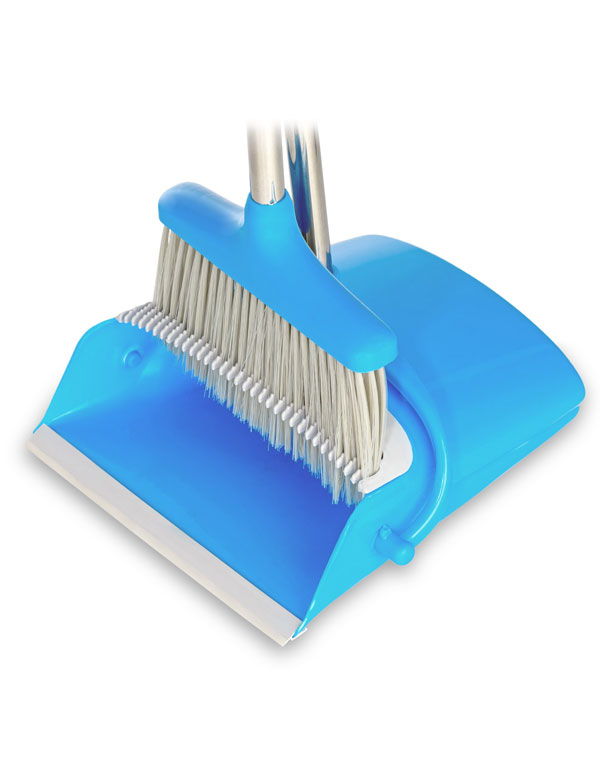 Broom and Dustpan Set - Variable Length Handle Broom and Dustpan Combo
